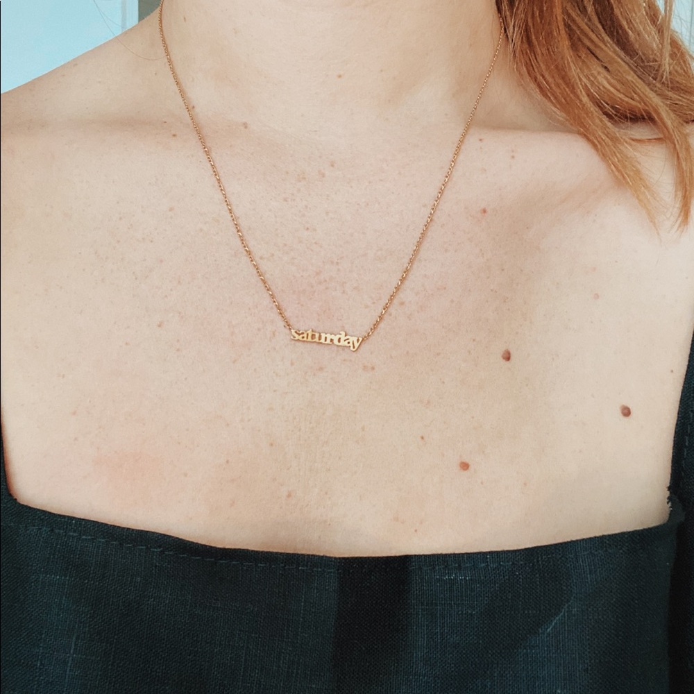 MADEWELL Favorite Day Good Plated Necklace